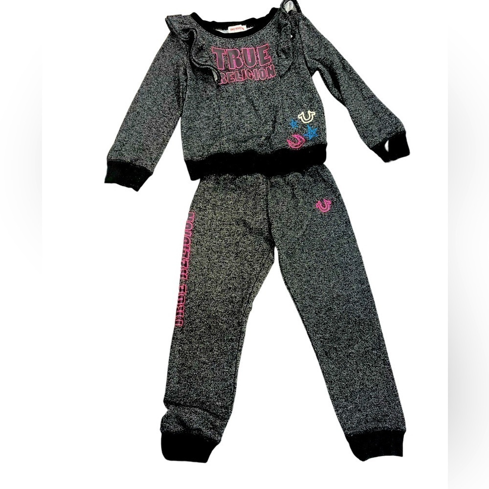 Sparkly True Religion Sweatsuit